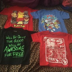 Three xs (4/5) t-shirts